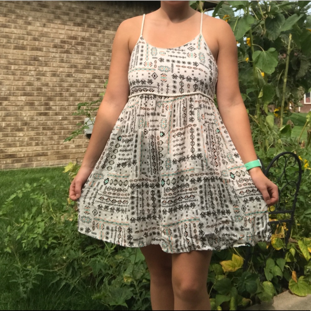 Aztec print dress
